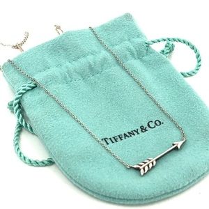 Retired Sterling Silver Tiffany & Co. Arrow Necklace